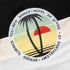 Rhude T-shirt Sunset Coconut Alphabet Print Short Sleeve T-shirt