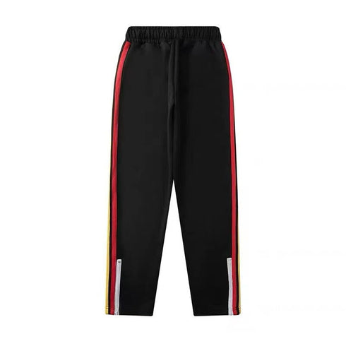 Palm Angle Pants Palm Angels Rainbow Striped Pants Men's and Women's Casual Trousers Loose Ins