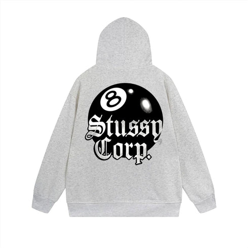 Stussy Hoodie Zip Cardigan Hooded Sweater