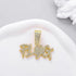 PLUG Letter Pendant + Cuban Chain