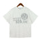 Rhude T-shirt Micro Label Letter Logo Line Pattern Short Sleeve T-shirt Loose