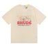 Rhude T-shirt Micro Label Castle Letter Logo Pattern Short Sleeve T-shirt Loose