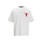 Chrome Heart T Shirts Sanskrit Rainbow Cross Foam Short Sleeve T-Shirt
