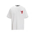 Chrome Heart T Shirts Sanskrit Rainbow Cross Foam Short Sleeve T-Shirt