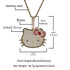 Iced Out Kitty Necklace