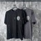 Chrome Heart T Shirts Cross Leather Print Short Sleeve T-Shirt Loose
