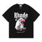 Rhude T-shirt Micro Eagle Letter Print Short Sleeve T-shirt