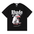 Rhude T-shirt Micro Eagle Letter Print Short Sleeve T-shirt