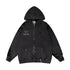 Gallery Dept Hoodie Loose Casual Cardigan Distressed Hoodie