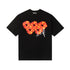 Denim Tears T-shirts Flame Wood Cotton Printed Loose Short Sleeve T-shirt