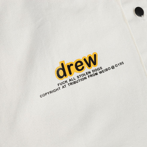 Drew House Jacket Suit Style White Denim Jacket