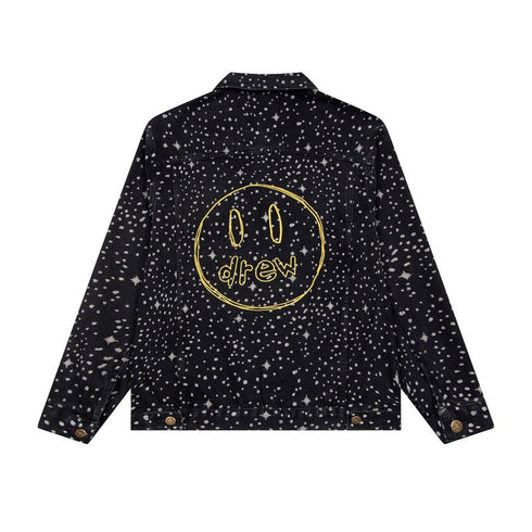 Drew House Jacket Unisex Starry Pattern Denim Jacket
