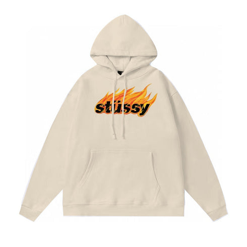 Stussy Hoodie Fall/Winter Fleece Hooded Sweater