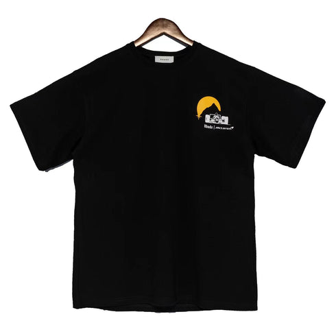 Rhude T-shirt Joint Racing Sunset Printing Short Sleeve T-shirt