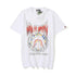 Bathing Ape T-Shirt Summer Leisure Pullover Loose Cartoon Printed Short-Sleeved T-shirt for Women