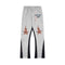 Gallery Dept Sweatpants Hand-painted splashed ink letter patch splicing casual trousers