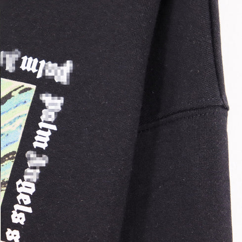 Palm Angle Sweatshirt Palm Angels Color Logo Printing Long Sleeve Crew Neck Sweater Men and Women
