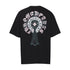 Chrome Heart T Shirts Cross Print Short Sleeve T-Shirt Loose
