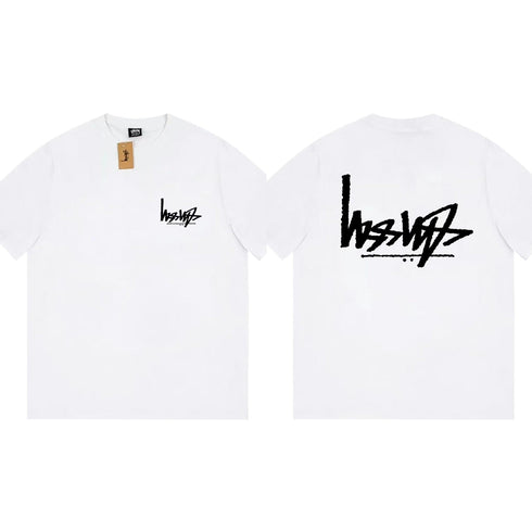 Stussy T-Shirts Loose Casual T-Shirts Same for Men and Women