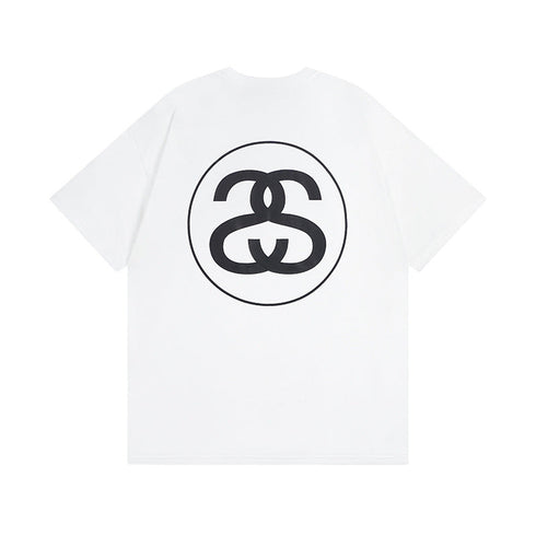 Stussy T-Shirts Casual Loose Couple T-Shirts