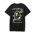 Bathing Ape T-Shirt Summer Golden Printing Men's and Women's plus Size Loose Short Sleeve