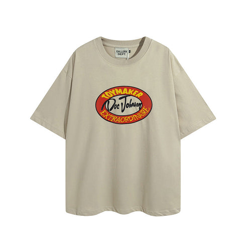Gallery Dept T Shirts Trendy Gallery Dept Letter Printed Large Size Short Sleeve T-shirt for Men and Women