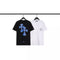 Chrome Heart T Shirts Blue Cross Loose Crew Neck Short Sleeve