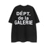 Gallery Dept T Shirts Letter Slogan Men and Women Short Sleeve