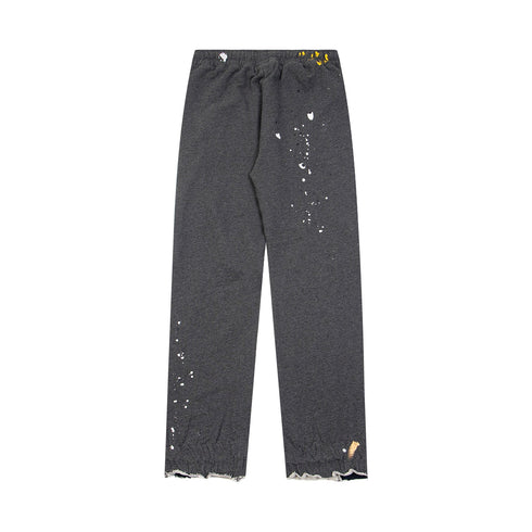 Gallery Dept Sweatpants Hand-painted ink-splashing contrasting casual trousers