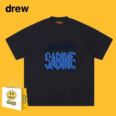 Drew T-shirts Smiley Letter Printed T-shirt