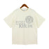 Rhude T-shirt Micro Label Letter Logo Line Pattern Short Sleeve T-shirt Loose