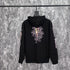 Chrome Heart Hoodie Cross, hooded zip-up cardigan sweater jacket