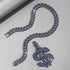Purple Dollar Sign + Cuban Chain