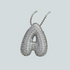 VVS Jewelry™ Chubby Bubble Initial Letter Necklace
