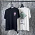 Chrome Heart T Shirts Cross Horseshoe Printed Cotton Loose Casual T-Shirt