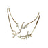 Custom diamond name necklace stainless steel English letters
