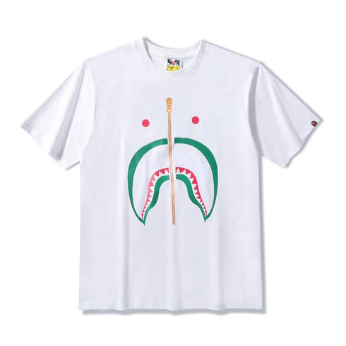Bathing Ape T-Shirt Short Sleeve T-shirt Color Shark T-shirt
