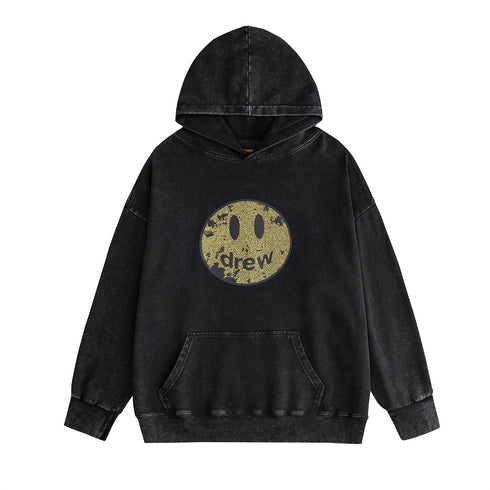 Drew House Hoodie Unisex Loose Casual Distressed Hoodie