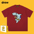 Drew T-shirts T-shirt Cotton Short Sleeve Male Shark