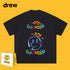 Drew T-shirts Short Sleeve T-shirt Smiley Face Letter Print