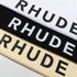 Rhude T-shirt Letter Logo Printed Short Sleeve T-shirt