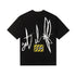 Denim Tears T-shirts Flame Wood Cotton Printed Loose Short Sleeve T-shirt
