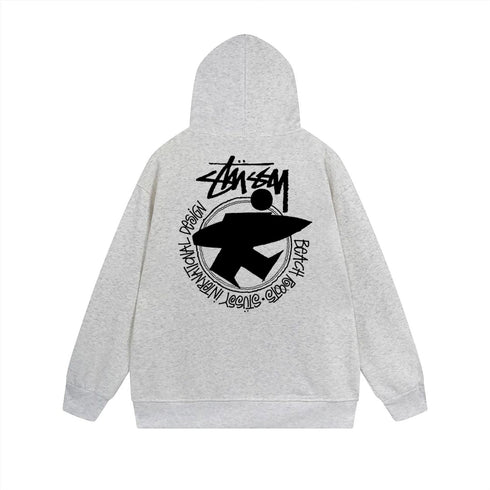 Stussy Hoodie Zip Cardigan Hooded Sweater