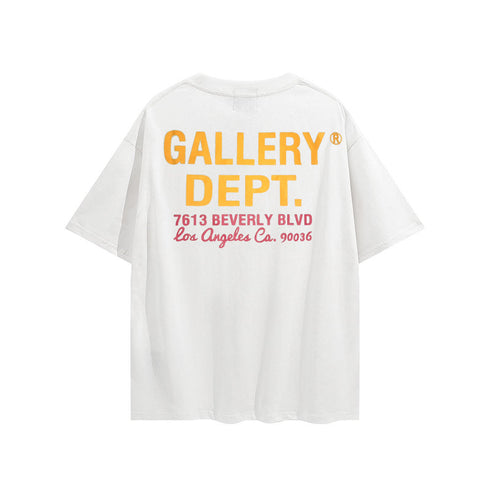 Gallery Dept T Shirts Trendy Gallery Dept Design Printed Male and Female Couples Wear Short Sleeve T-shirt