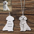 3D Laser Engraved Custom Photo Pet Memorial Pendant