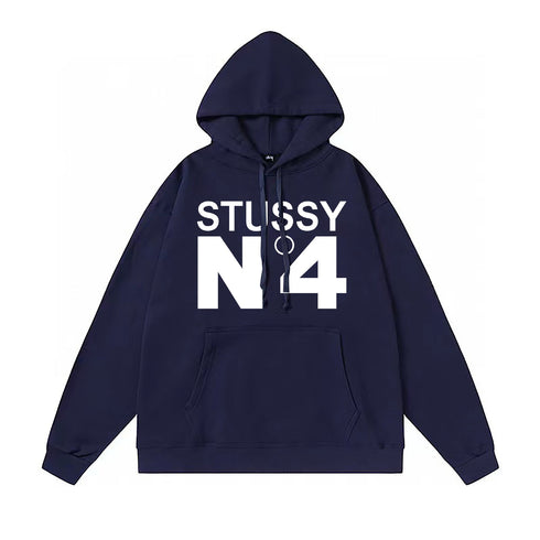 Stussy Hoodie Fall/Winter Fleece Hooded Sweater