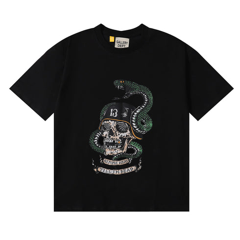 Gallery Dept T-Shirt Cobra Skull Soldier Short Sleeve T-Shirt