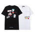 Chrome Heart T Shirts Crowe Summer Short Sleeve Hip Hop Men's and Women's T-Shirts
