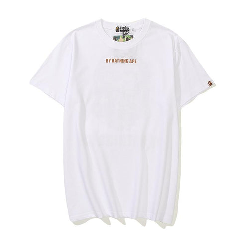 Bathing Ape T-Shirt Cartoon Round Neck Summer Printing Plus Size Short-Sleeved Casual T-shirt