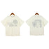 Rhude T-shirt Micro Label Letter Logo Line Pattern Short Sleeve T-shirt Loose